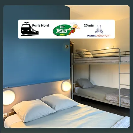 La Nonette Asterix, Cdg Airport & Paris Centre Hotel Orry-La-Ville