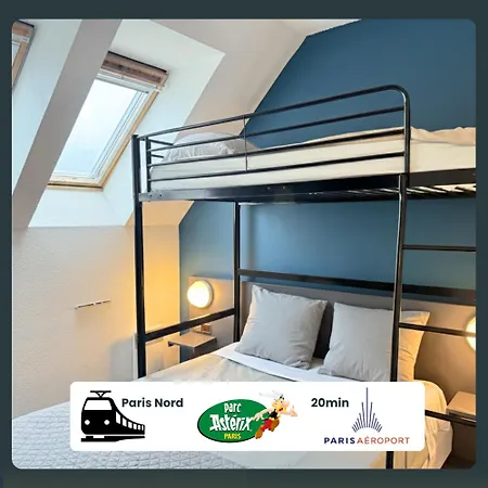 Hotel La Nonette Asterix, Cdg Airport & Paris Centre Orry-La-Ville
