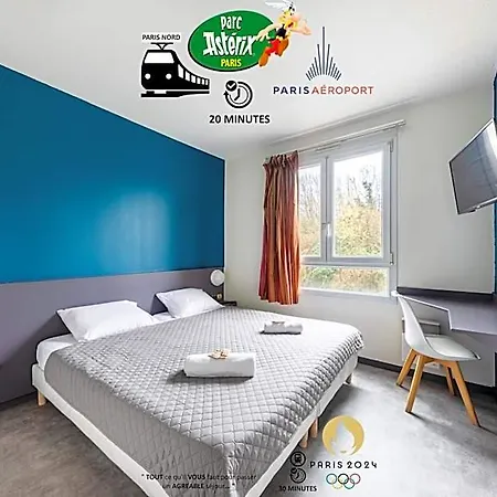 Hotel La Nonette Asterix, Cdg Airport&paris Centre 2*