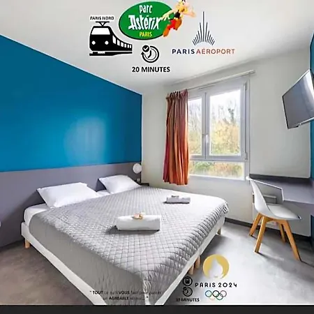 Hotel La Nonette Asterix, Cdg Airport&paris Centre 2*