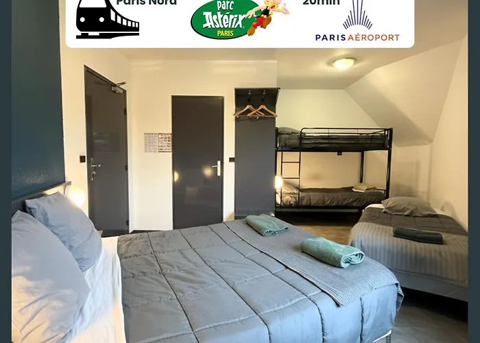 La Nonette Asterix, Cdg Airport&paris Centre 2*